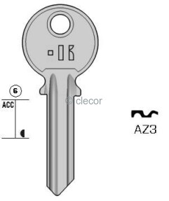 CLE PLATE AZ3 Clés Plates