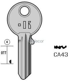 CLE PLATE CA43 Clés Plates