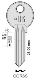 CLE PLATES COR6S Clés Plates