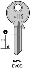 CLE PLATE EV8S Clés Plates
