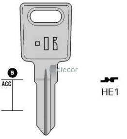 CLE PLATES HE1 Clés Plates