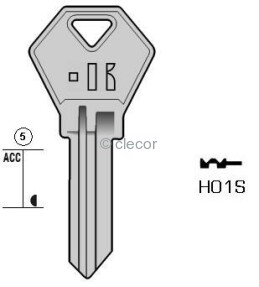 CLE PLATES HO1S Clés Plates