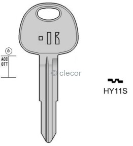 CLE PLATE HY11S Clés Plates