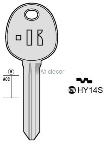 CLE PLATE HY14S Clés Plates