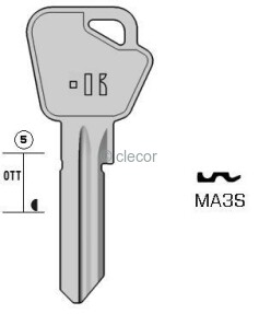 CLE PLATE MA3S Clés Plates