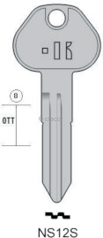 CLE PLATE NS12S Clés Plates