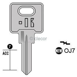 CLE PLATES OJ7 Clés Plates