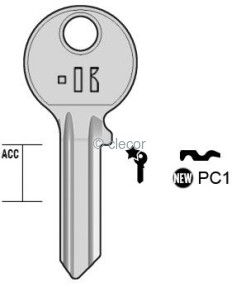 CLE PLATE PC1 Clés Plates