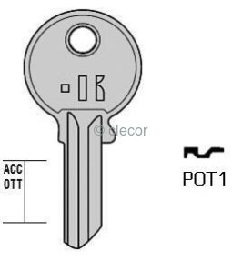 CLE PLATE POT1 Clés Plates