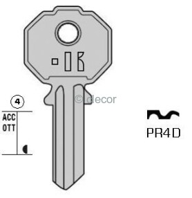 CLE PLATES PR4D Clés Plates