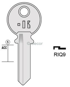 CLE PLATES RIQ9 Clés Plates