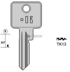 CLE PLATE TK13 Clés Plates