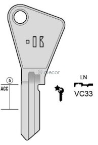 CLE PLATE VC33 Clés Plates