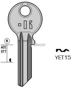 CLE PLATES YET15 Clés Plates