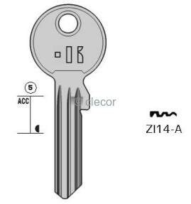 CLE PLATE ZI14-A Clés Plates
