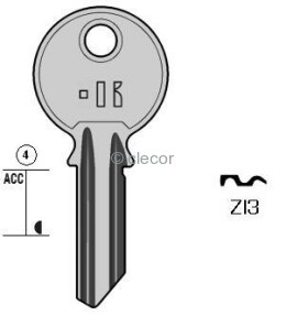 CLE PLATES ZI3 Clés Plates