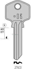 CLE PLATES ZN3 Clés Plates